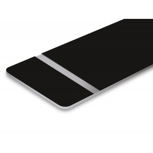 Lamina de ABS doble color Negro/Blanco para grabado en Router